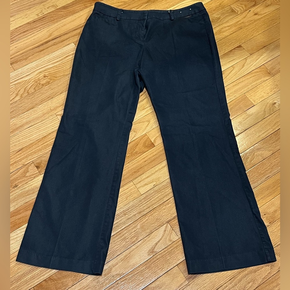 New York & Company wide leg pants. Blue. Like new!